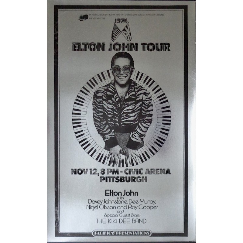 Elton John: Pittsburgh 1974