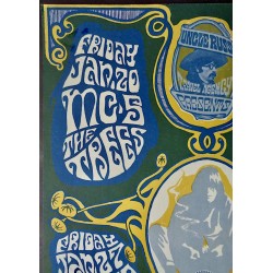 MC5 1967 Detroit Grande Ballroom concert poster by Gary Grimshaw - illustraction Gallery