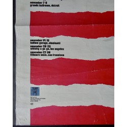 The Kinks original 1969 US Tour concert poster - illustraction Gallery