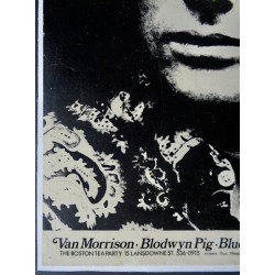 Van Morrison 1970 Boston Tea Party concert poster - illustraction Gallery