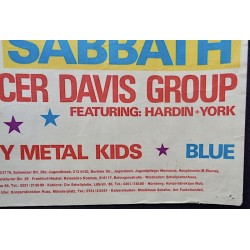 Frankfurt Rock Festival 1973 German concert poster - illustraction Gallery