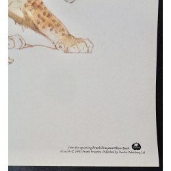 Leopard Woman poster by Frank Frazetta - illustraction Gallery