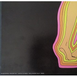 Embracing Lovers original 1970 blacklight head shop poster - illustraction Gallery