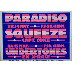 Squeeze / The Undertones: Amsterdam 1980