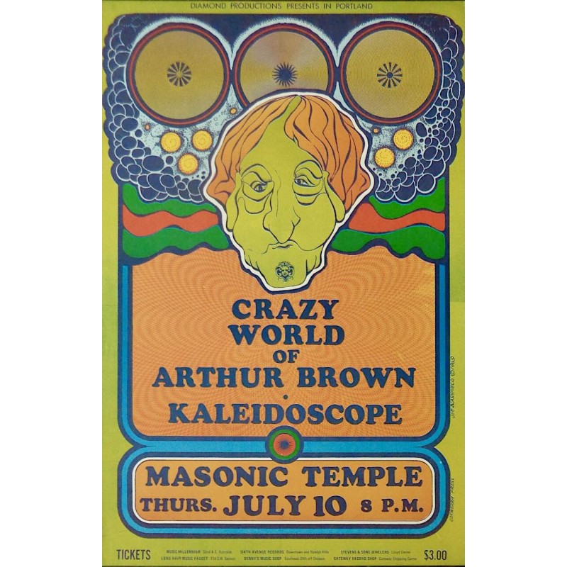 Crazy World Of Arthur Brown: Portland 1969