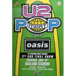 U2 / Oasis: Oakland 1997 (style B)