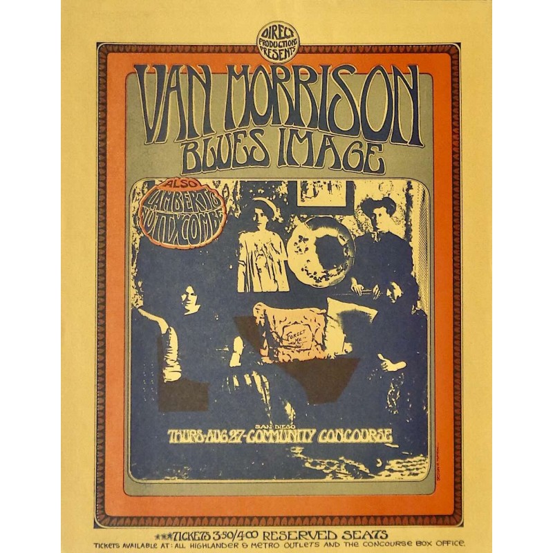 Van Morrison: San Diego 1970 (Handbill)
