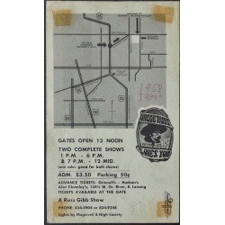 RGP 102 Pink Floyd Grande Ballroom concert postcard - illustraction Gallery