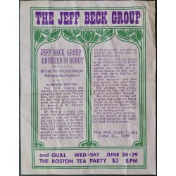 Jeff Beck Group: Boston 1968 (Handbill)