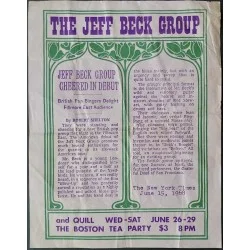 Jeff Beck Group: Boston 1968 (Handbill)