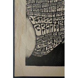 MC5 Original 1967 Grande Ballroom RGP 13 concert poster by Gary Grimshaw