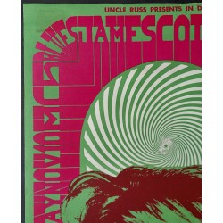 James Cotton Blues Band 1968 Grande Ballroom RGP 52 'Vanessa' concert poster by Carl Lundgren