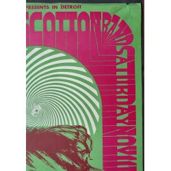 James Cotton Blues Band 1968 Grande Ballroom RGP 52 'Vanessa' concert poster by Carl Lundgren