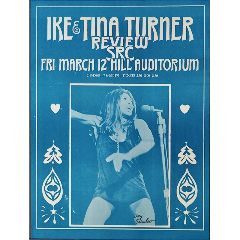 Ike And Tina Turner: Ann Arbor 1971 (March style B)