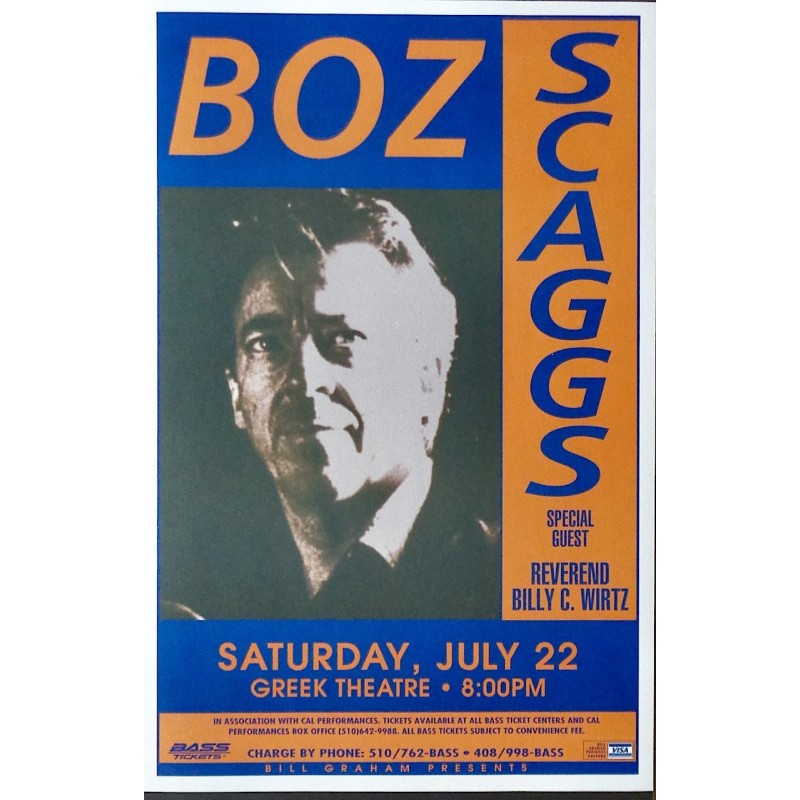 Boz Scaggs: Berkeley 1995 (style B)