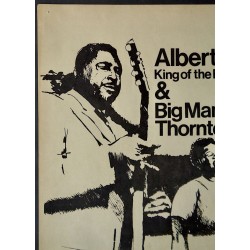 Albert King and Big Mama Thornton 1969 Boston Tea Party concert poster - illustraction Gallery