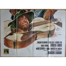 Trinity Plus The Clown And The Guitar Italian movie poster - illustraction Gallery