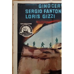 Ten Italians For One German (Via Rasella) Italian movie poster - illustraction Gallery