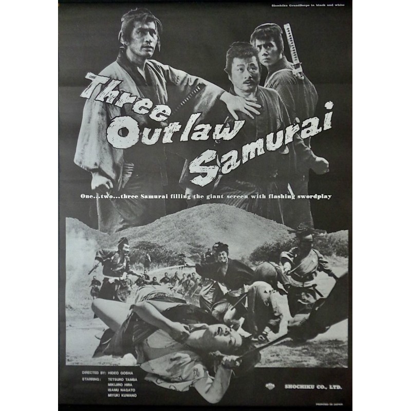 Three Outlaw Samurai (Japanese B1)