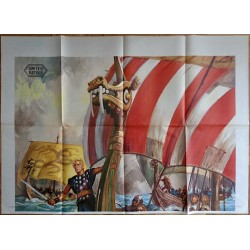 The Vikings Italian movie poster - illustraction Gallery