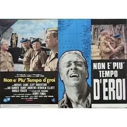 Too Late The Hero Italian fotobusta movie poster set - illustraction Gallery