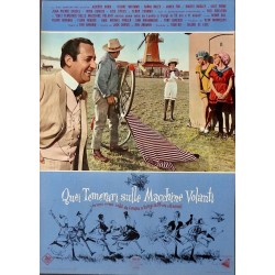 Those Magnificent Men In Their Flying Machines Italian fotobusta movie poster set - illustraction Gallery