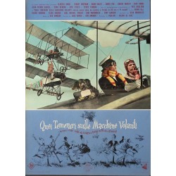 Those Magnificent Men In Their Flying Machines Italian fotobusta movie poster set - illustraction Gallery