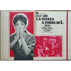 The L-Shaped Room Italian fotobusta movie poster set - illustraction Gallery