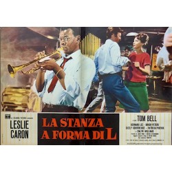 The L-Shaped Room Italian fotobusta movie poster set - illustraction Gallery
