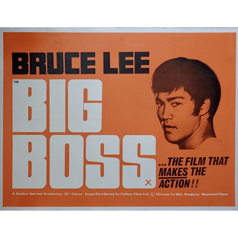 Fists Of Fury: The Big Boss (British Quad - LB)