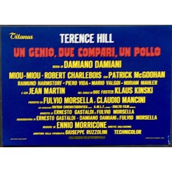 A Genius Two Friends And A Dupe (Un genio, due compari, un pollo) Italian fotobusta movie poster set - illustraction Gallery
