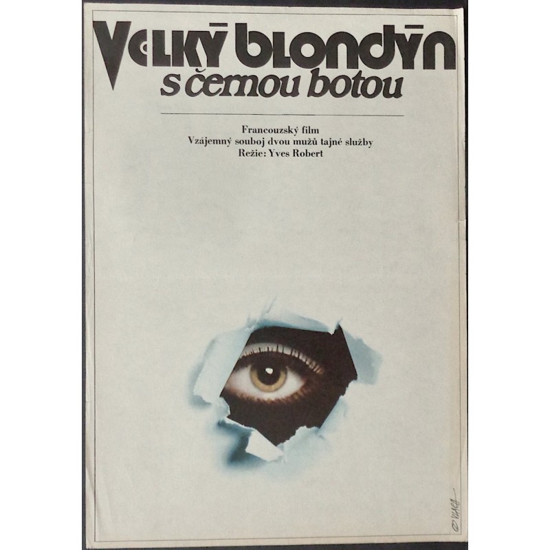 Grand blond avec une chaussure noire (Czech A3)