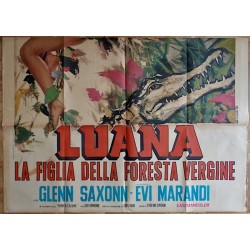 Luana (la figlia della foreste vergine) Italian movie poster - illustraction Gallery