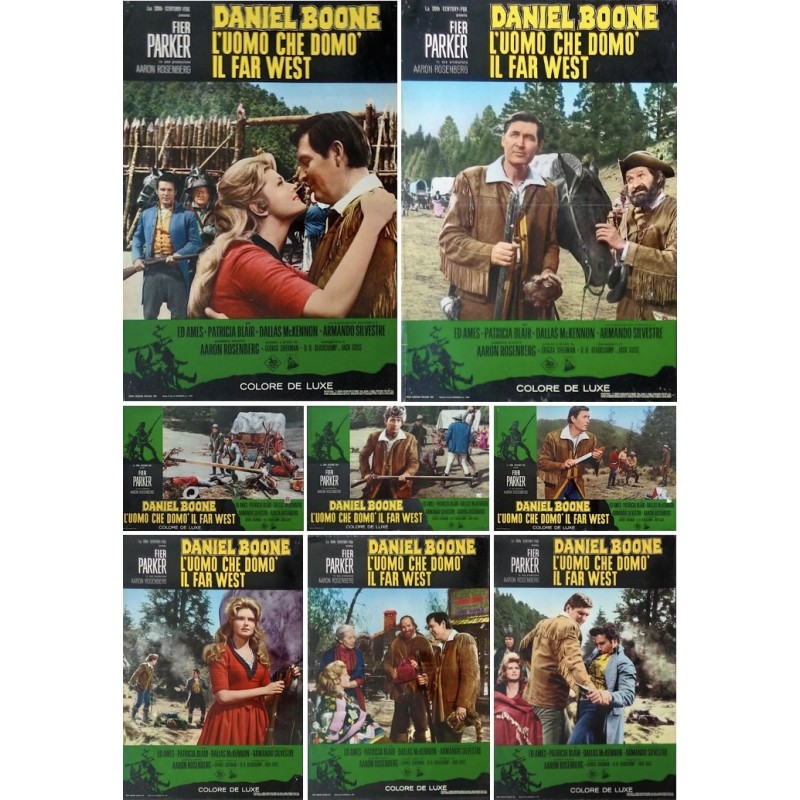 Daniel Boone: Frontier Trail Rider (Fotobusta set of 8)