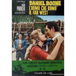 Daniel Boone: Frontier Trail Rider Italian fotobusta movie poster set - illustraction Gallery