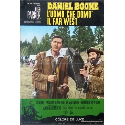 Daniel Boone: Frontier Trail Rider Italian fotobusta movie poster set - illustraction Gallery
