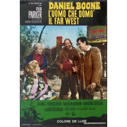 Daniel Boone: Frontier Trail Rider Italian fotobusta movie poster set - illustraction Gallery