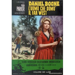 Daniel Boone: Frontier Trail Rider Italian fotobusta movie poster set - illustraction Gallery