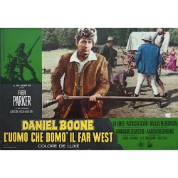 Daniel Boone: Frontier Trail Rider Italian fotobusta movie poster set - illustraction Gallery
