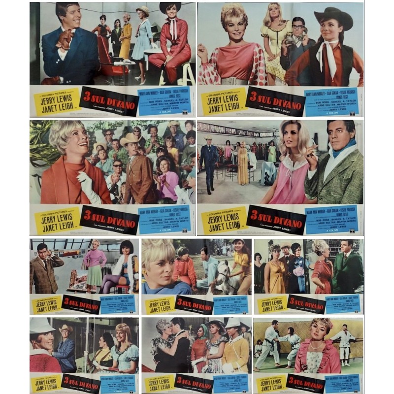 3 on A Couch (Fotobusta set of 10)