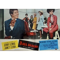 3 on A Couch Italian fotobusta movie poster - illustraction Gallery