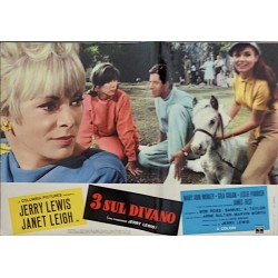 3 on A Couch Italian fotobusta movie poster - illustraction Gallery