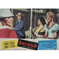 3 on A Couch Italian fotobusta movie poster - illustraction Gallery