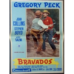 The Bravados Italian fotobusta movie poster set - illustraction Gallery
