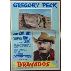 The Bravados Italian fotobusta movie poster set - illustraction Gallery