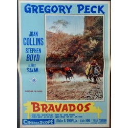 The Bravados Italian fotobusta movie poster set - illustraction Gallery