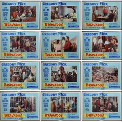 The Bravados Italian fotobusta movie poster set - illustraction Gallery
