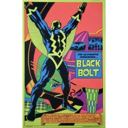 Black Bolt (Marvel black light poster)