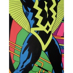 Black Bolt Marvel Third Eye black light poster - illustraction Gallery