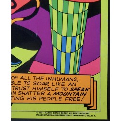 Black Bolt Marvel Third Eye black light poster - illustraction Gallery